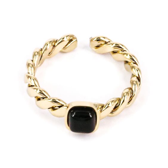 Anello Zag Bijoux Donna in Acciaio SRR7953-01BLK - SRR7953-01BLK
